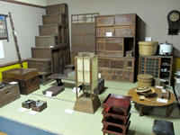 懐かしい民具資料の展示
