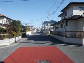 施行前の道路写真