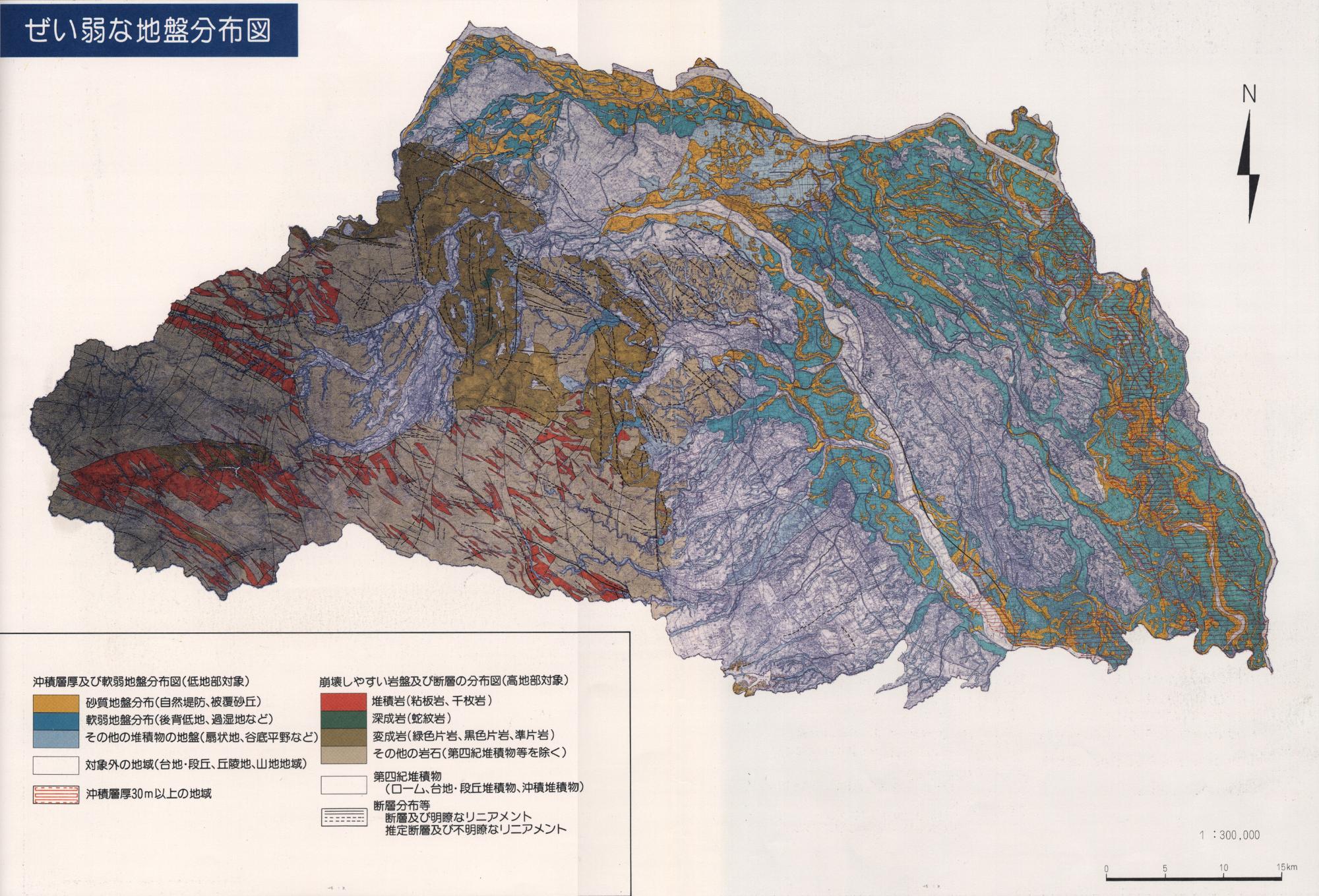 埼玉県の地質の特性