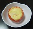 トマトカップのチーズのせ焼き