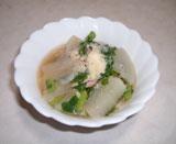 大根チーズコンソメスープ