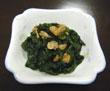 あさりとほうれん草の煮びたし