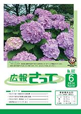 広報さって2014年6月号の表紙の写真