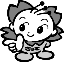 幸手市マスコットキャラクター「さっちゃん」のイラスト