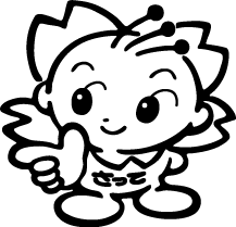 幸手市マスコットキャラクター「さっちゃん」のイラスト