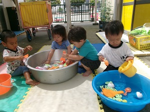 すみれ組 8月