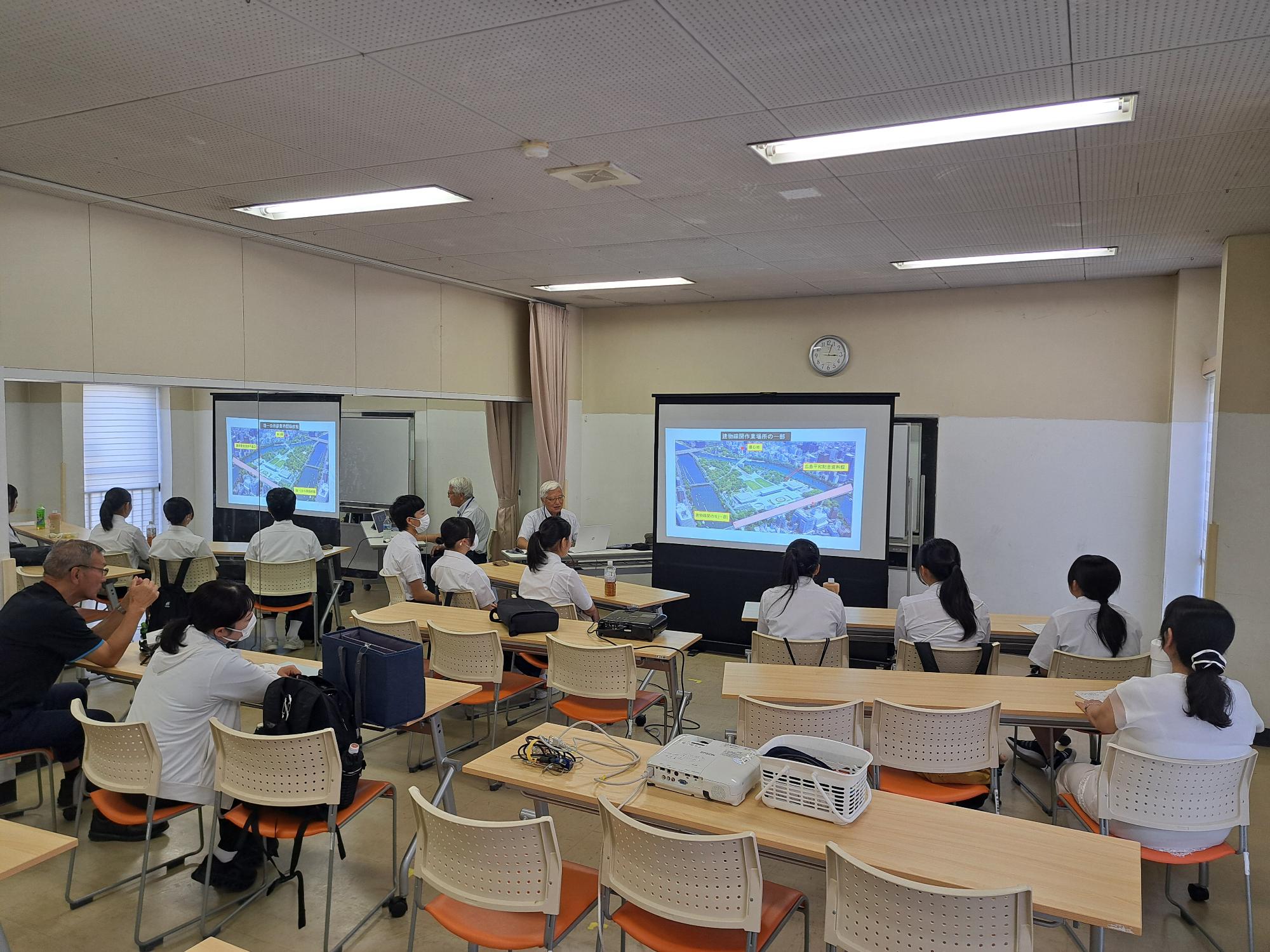 被爆体験伝承者による講話