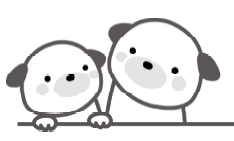 事前に考えておくことが大切（2匹の犬のイラスト）