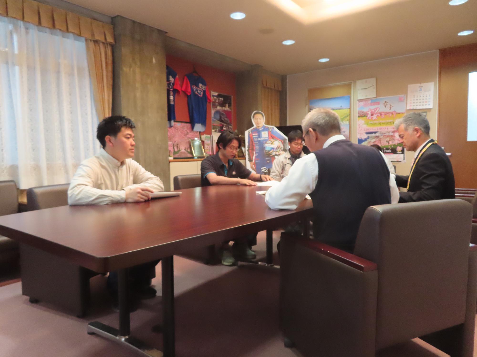 市長との懇談3