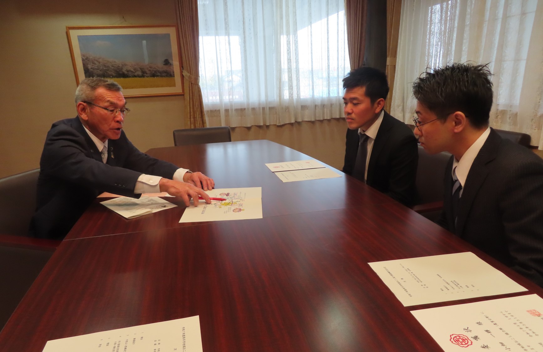 市長との懇談1