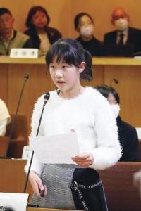 上高野小学校大森議員
