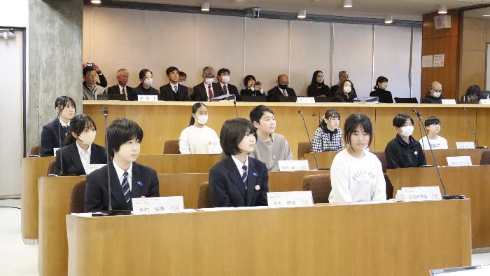 子ども議会の様子