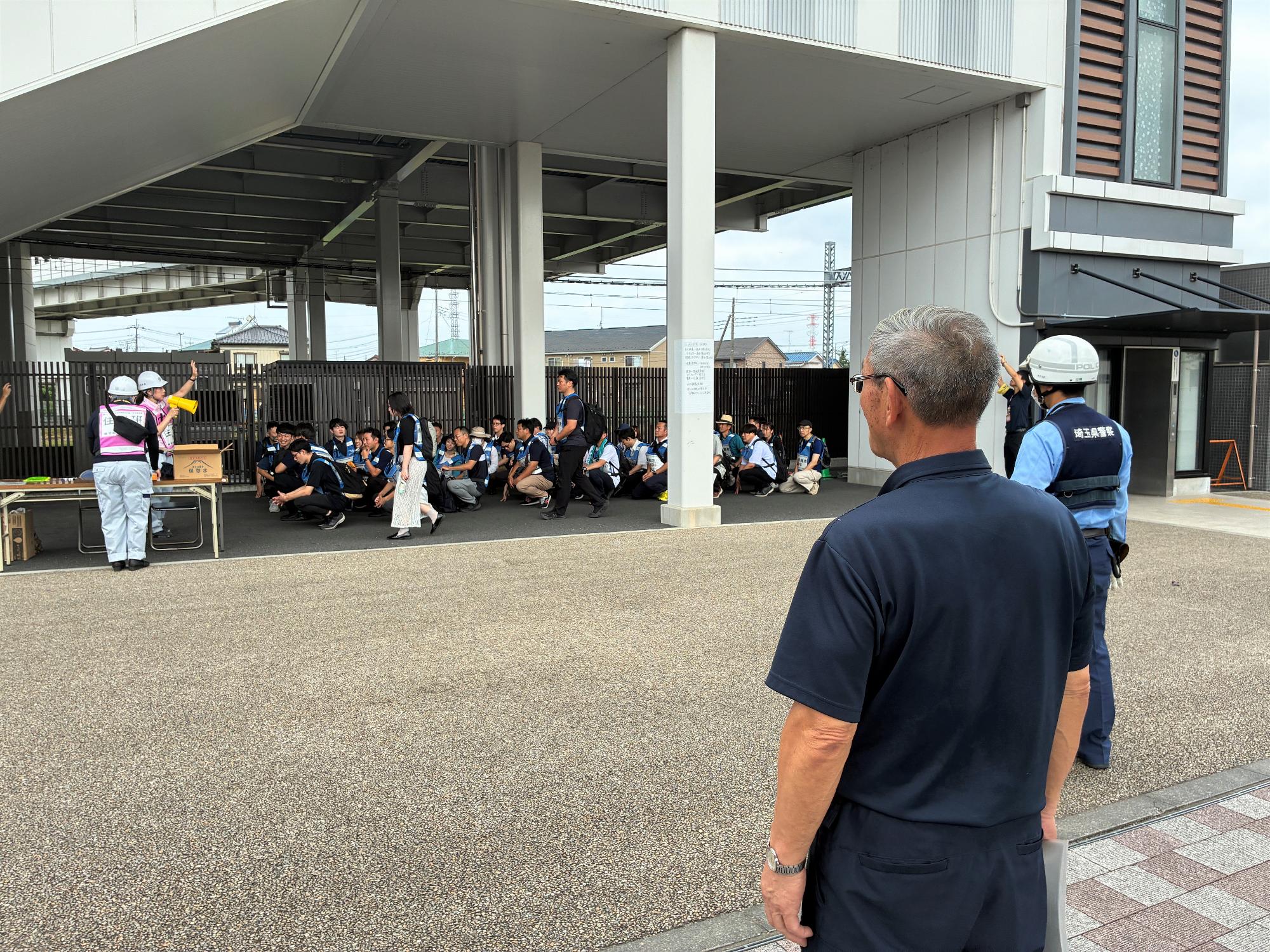九都県市合同帰宅困難者訓練3