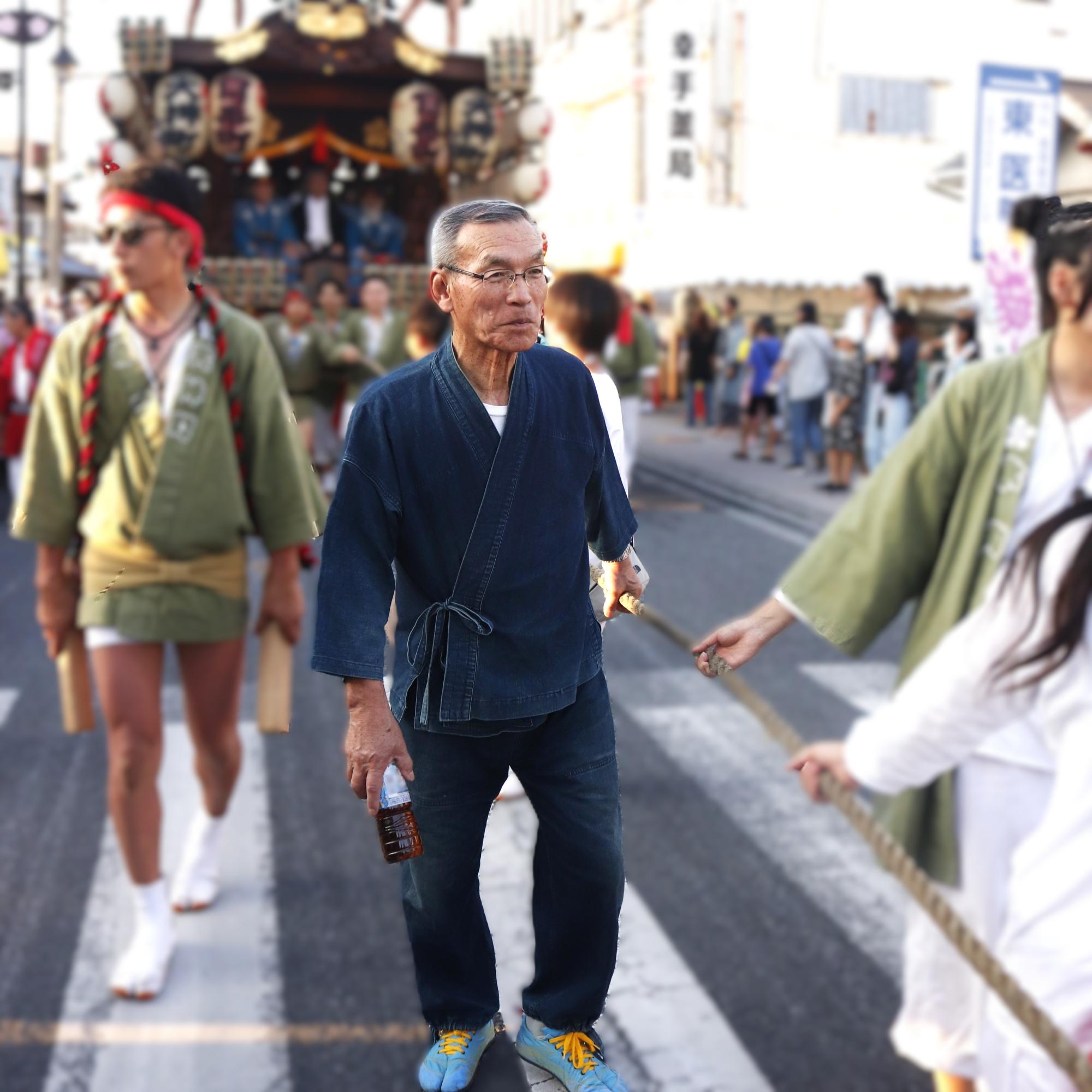 夏祭り 山車引き