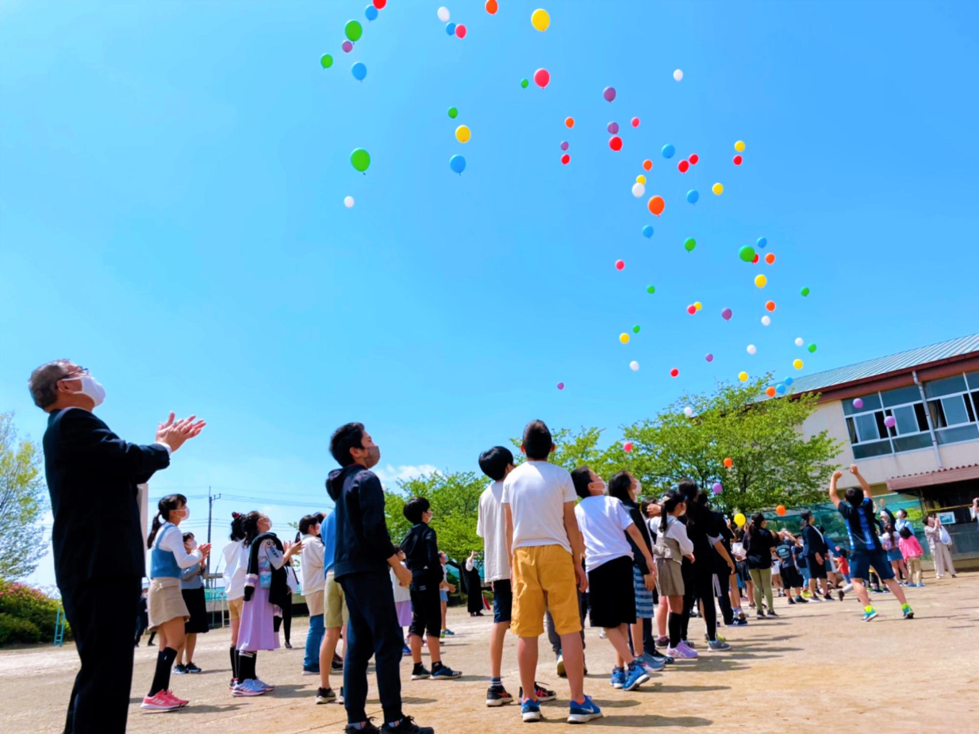 権現堂川小学校式典