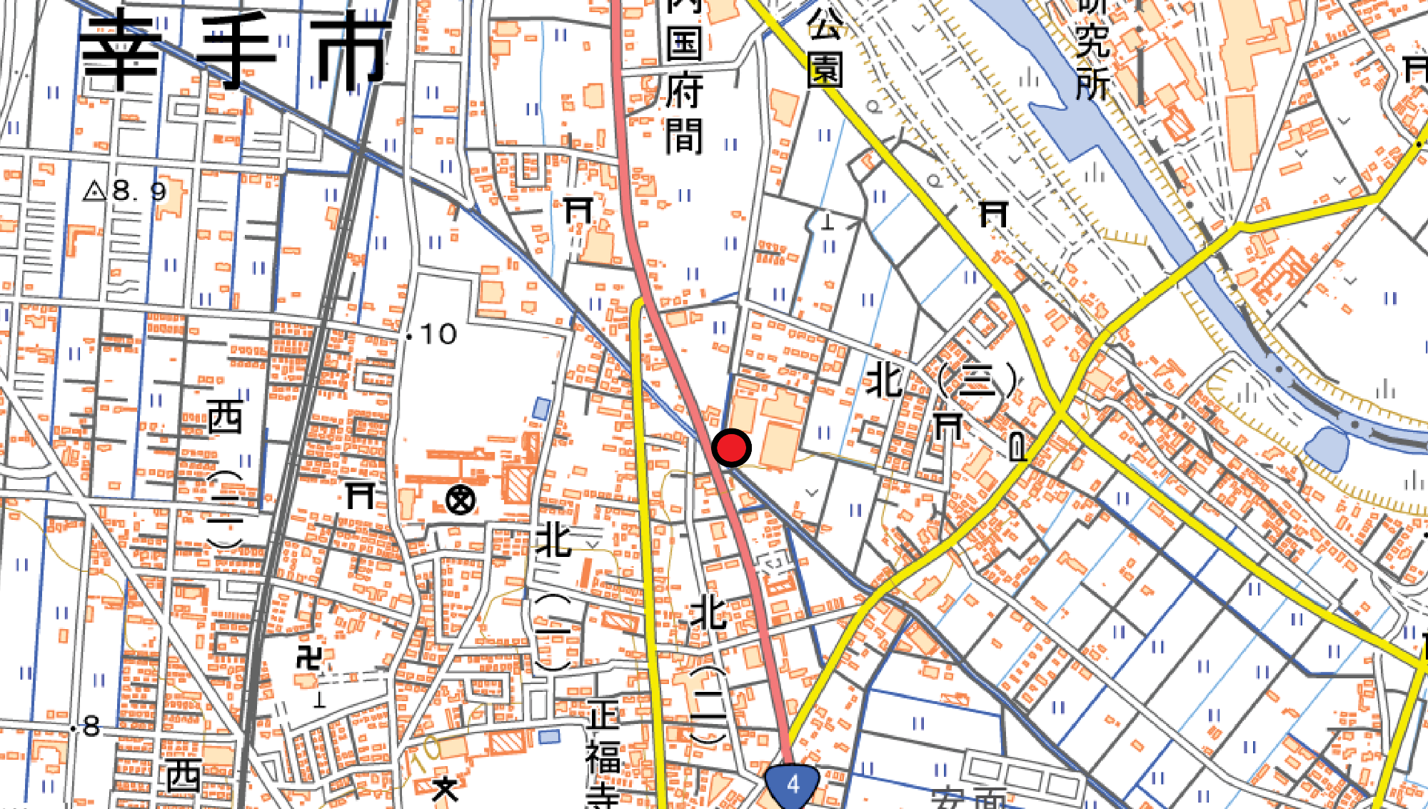 日新工業脇に設置した排水ポンプ