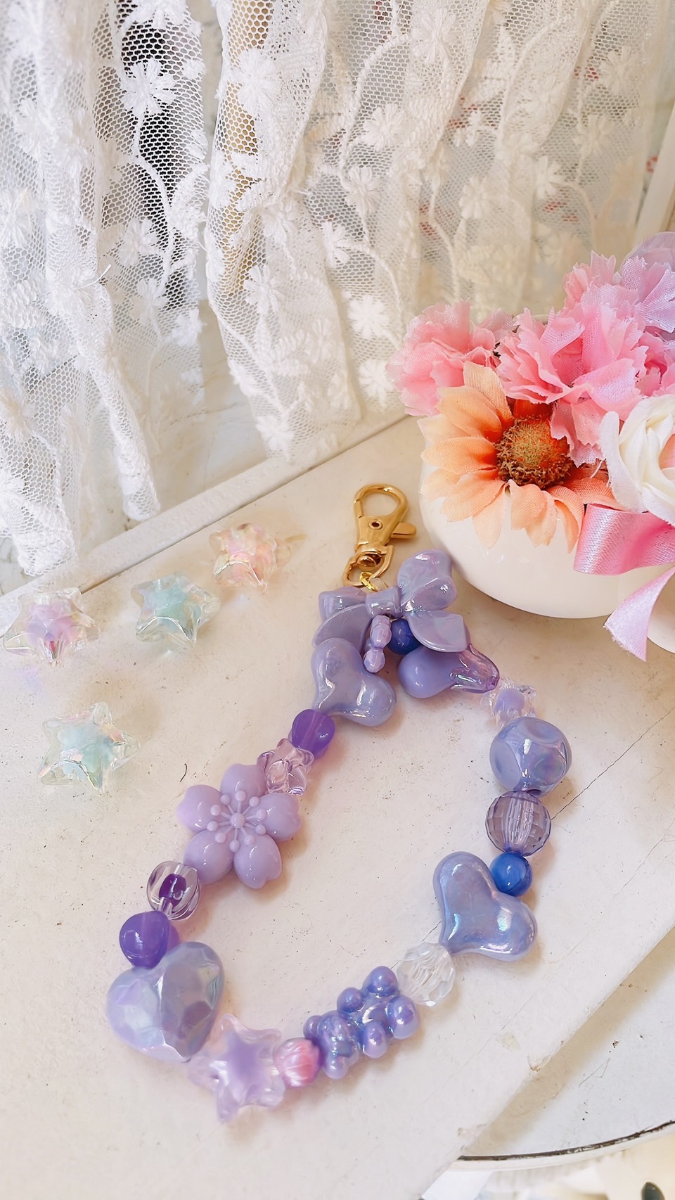 ビーズアクセサリー作り1