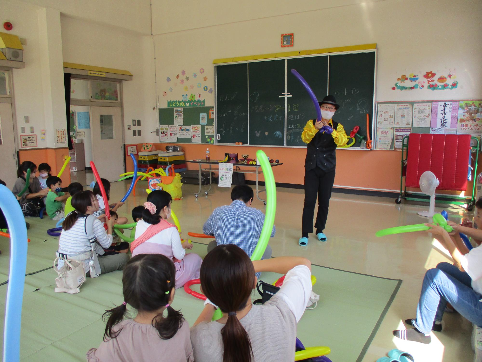 バルーンアートと大道芸で遊ぼう2